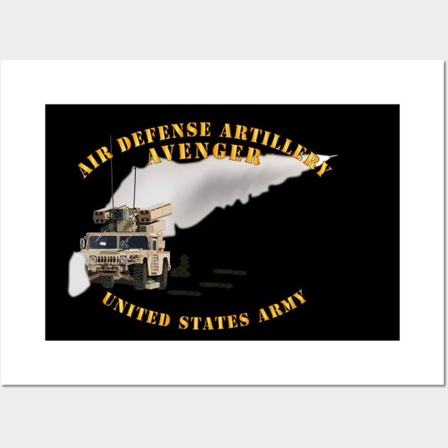 Army - Avenger Air Defense - Firing Missile Wall Art by twix123844